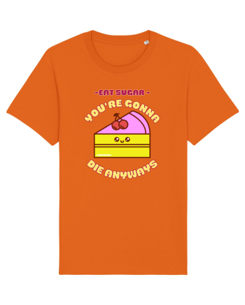 Funny Kawaii Food Bright Orange