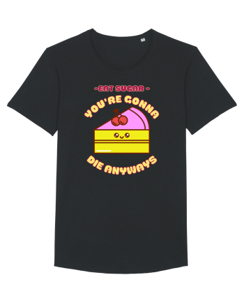 Funny Kawaii Food Black