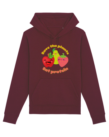 Funny Kawaii Food Burgundy
