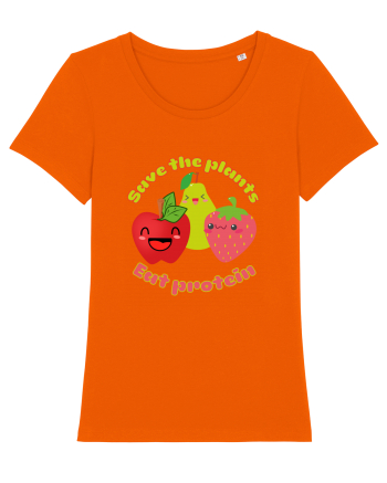 Funny Kawaii Food Bright Orange