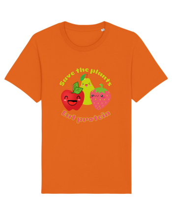 Funny Kawaii Food Bright Orange