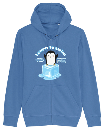 Funny Kawaii Pinguin Bright Blue