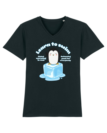 Funny Kawaii Pinguin Black