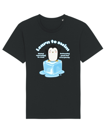 Funny Kawaii Pinguin Black