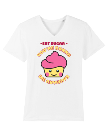 Funny Kawaii Food White