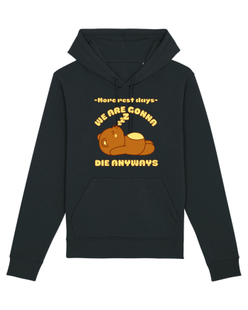 Funny Kawaii Bear Black
