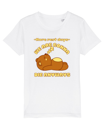 Funny Kawaii Bear White