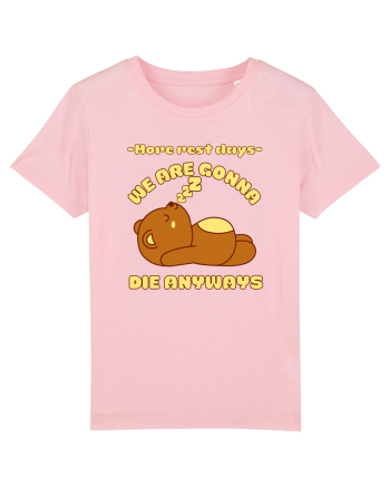 Funny Kawaii Bear Cotton Pink
