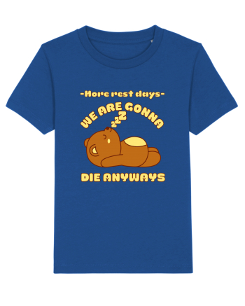 Funny Kawaii Bear Majorelle Blue