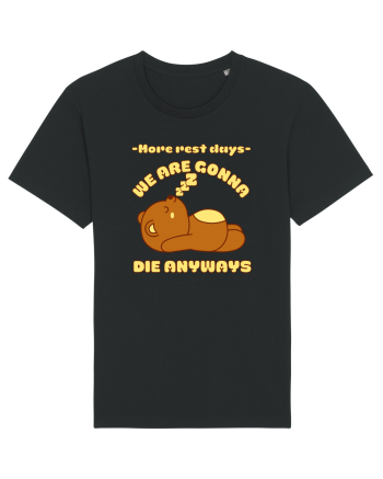 Funny Kawaii Bear Black