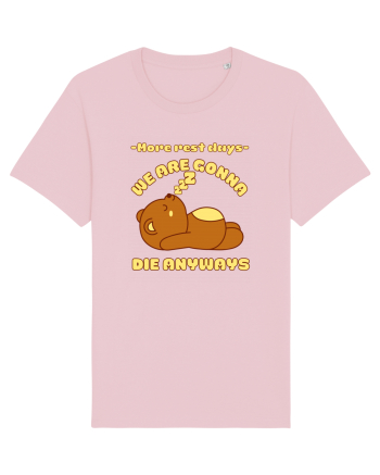 Funny Kawaii Bear Cotton Pink