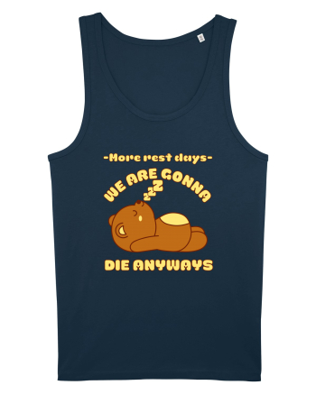 Funny Kawaii Bear Navy