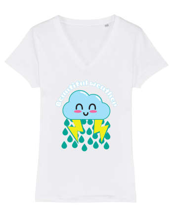 Funny Kawaii Cloud White