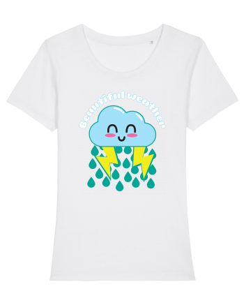 Funny Kawaii Cloud White