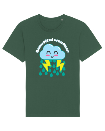 Funny Kawaii Cloud Bottle Green