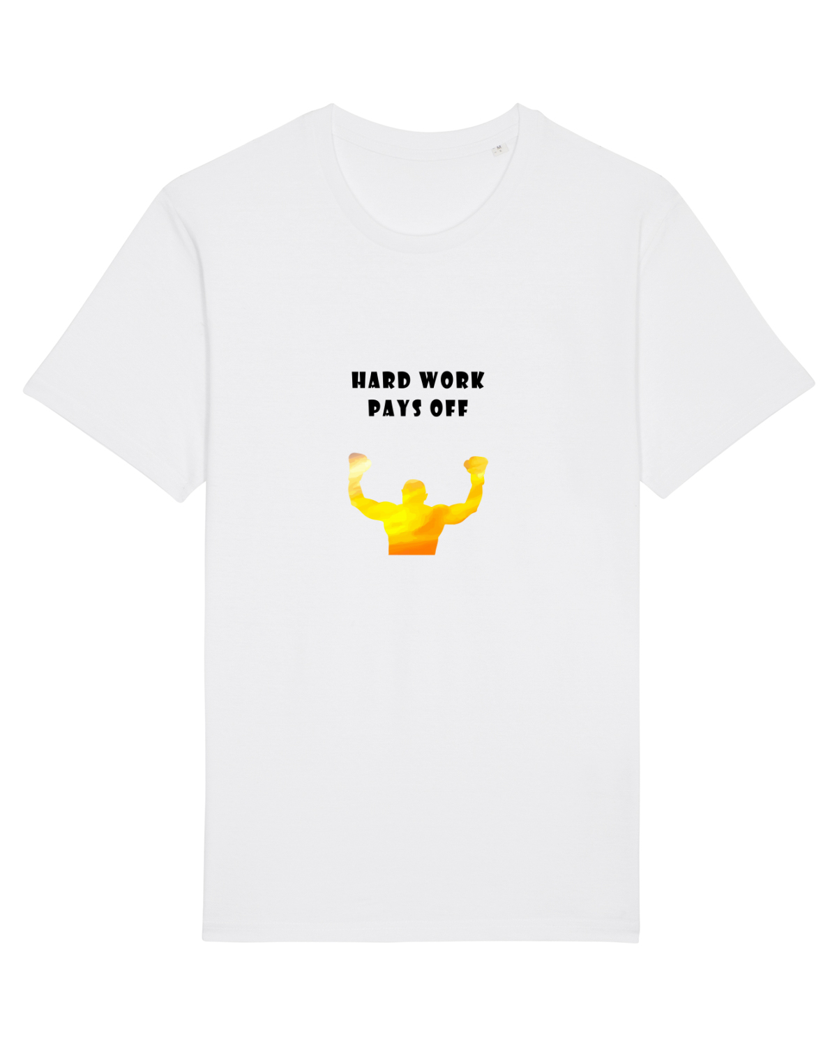 Tricou mânecă scurtă Unisex Rocker White