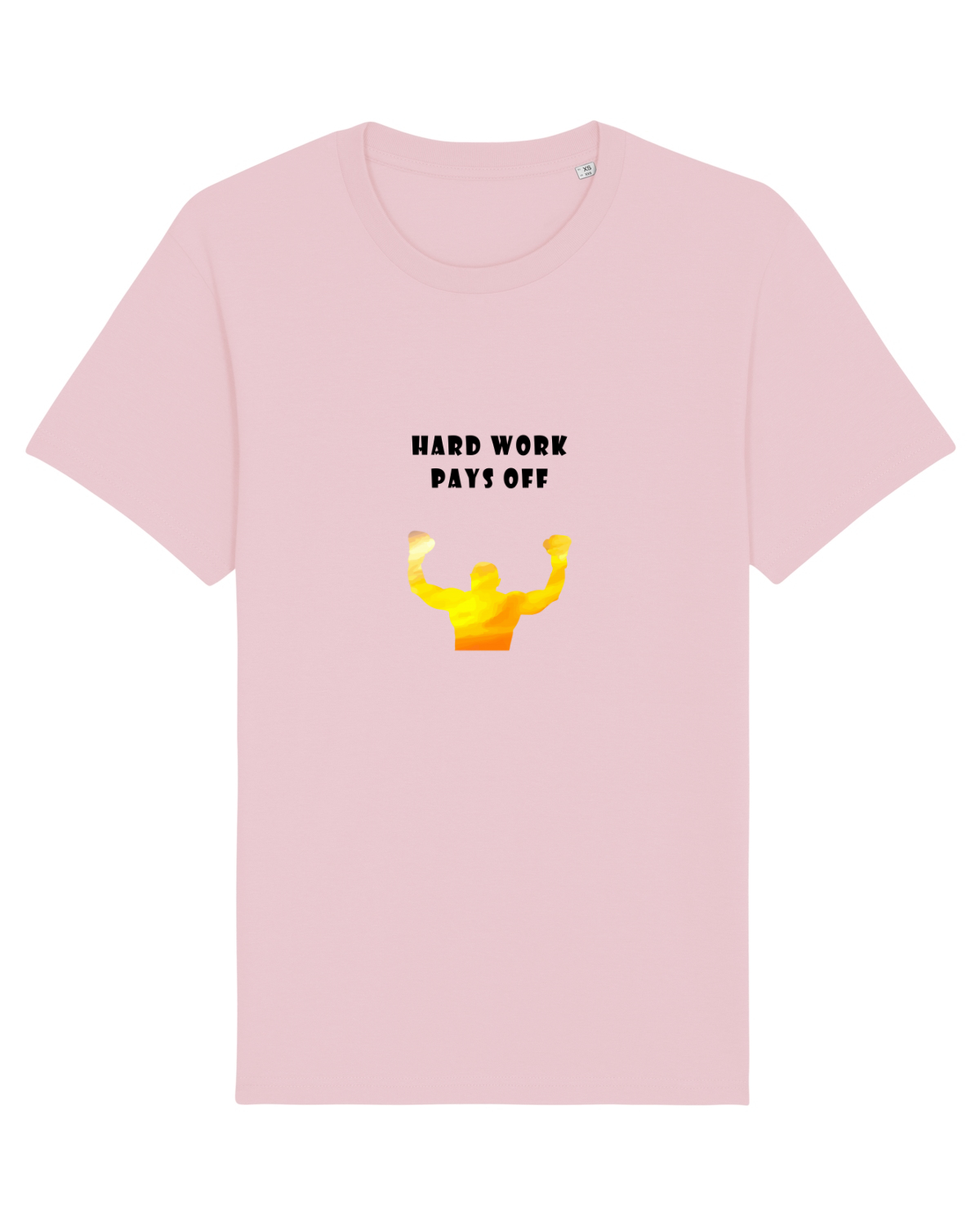 Tricou mânecă scurtă Unisex Rocker Cotton Pink