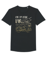 Dau la rate Tricou mânecă scurtă guler larg Bărbat Skater