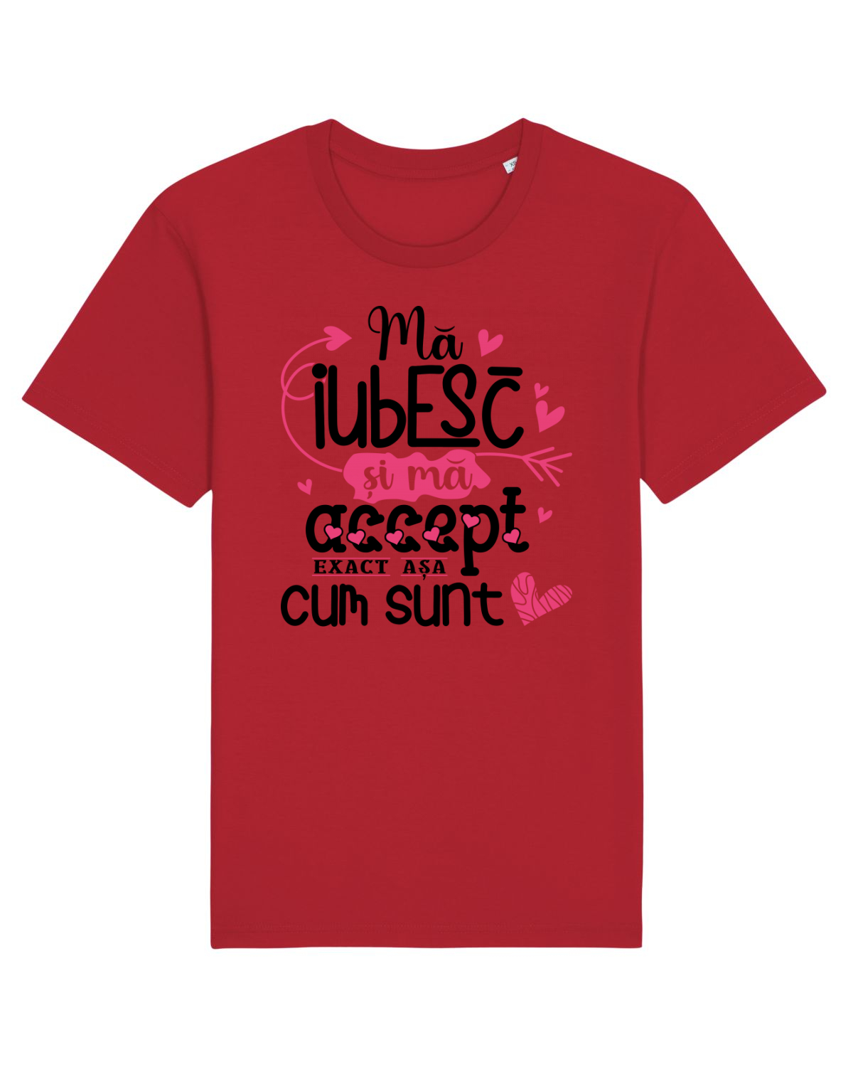 Tricou mânecă scurtă Unisex Rocker Red