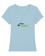 Tricou de PARTY Tricou mânecă scurtă guler larg fitted Damă Expresser