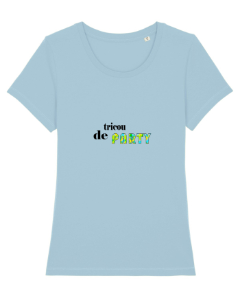 Tricou de PARTY Sky Blue