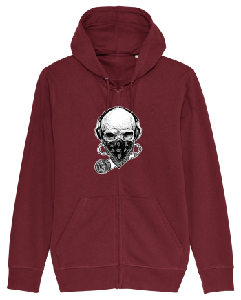 Skull Mic Master Burgundy