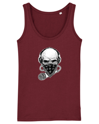 Skull Mic Master Burgundy