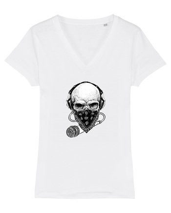 Skull Mic Master White
