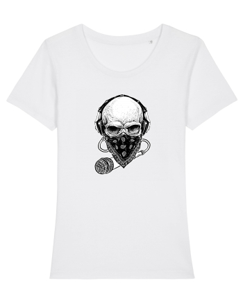 Skull Mic Master White