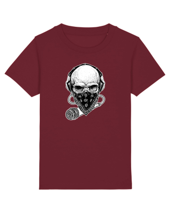 Skull Mic Master Burgundy