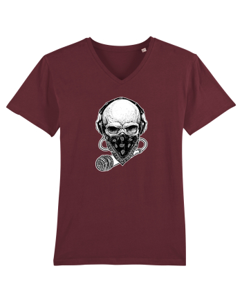 Skull Mic Master Burgundy
