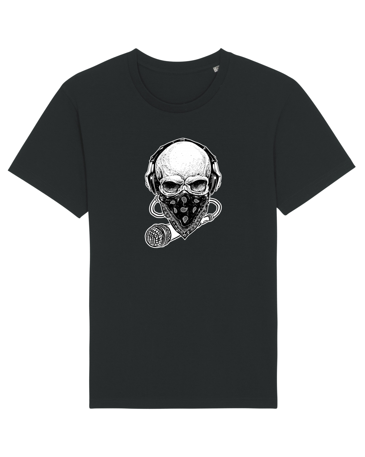 Tricou mânecă scurtă Unisex Rocker Black
