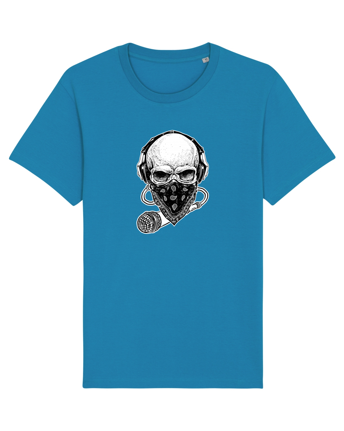 Tricou mânecă scurtă Unisex Rocker Azur