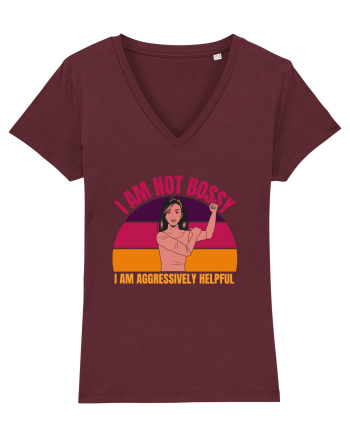 I Am Not Bossy I Am Aggressively  Burgundy