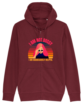 I Am Not Bossy I Am Aggressively  Burgundy