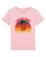 I Am Not Bossy I Am Aggressively  Tricou mânecă scurtă  Copii Mini Creator