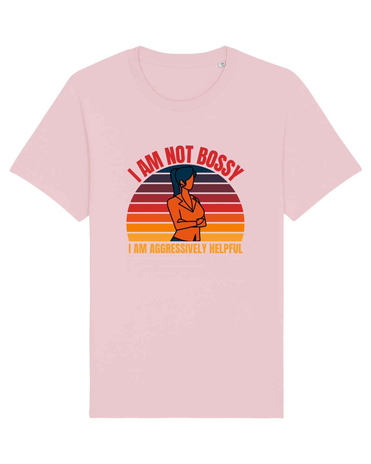 Tricou mânecă scurtă Unisex Rocker Cotton Pink