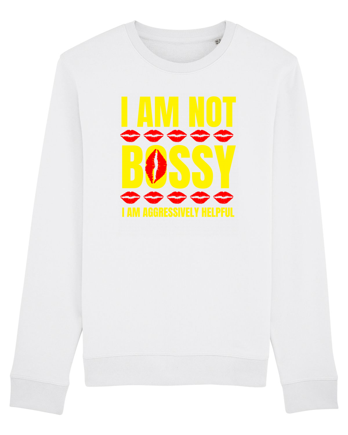 Bluză mânecă lungă Unisex Rise White