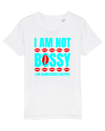 I Am Not Bossy I Am Aggressively  Tricou mânecă scurtă  Copii Mini Creator