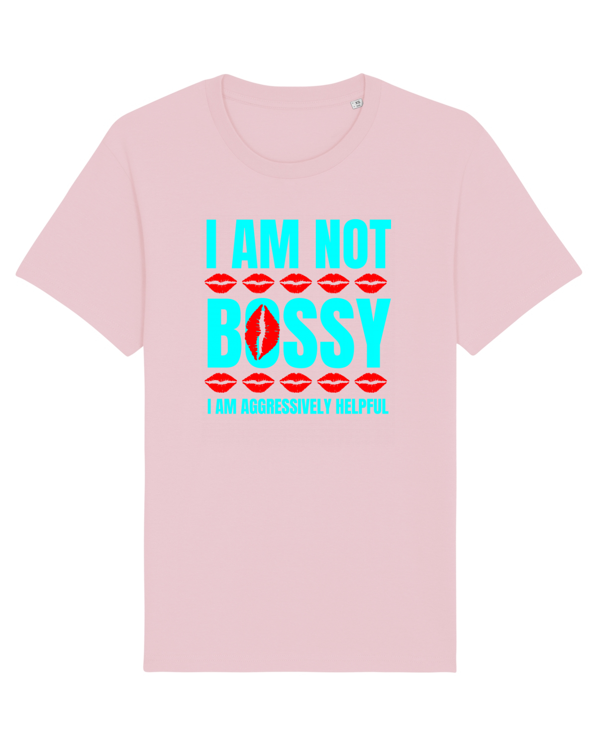 Tricou mânecă scurtă Unisex Rocker Cotton Pink