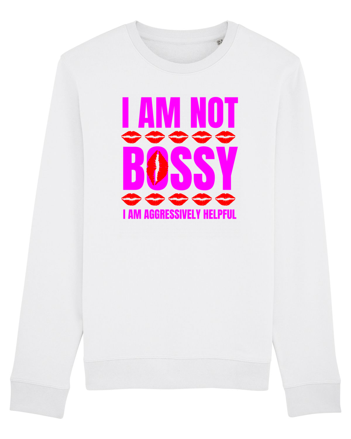 Bluză mânecă lungă Unisex Rise White