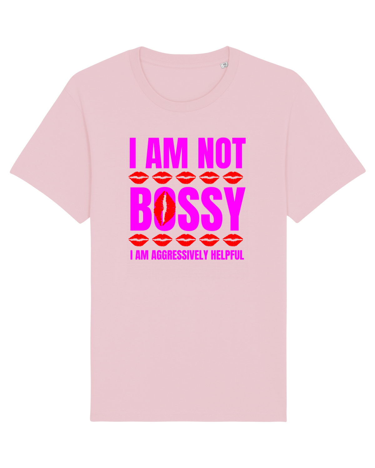 Tricou mânecă scurtă Unisex Rocker Cotton Pink