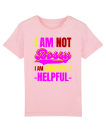 I Am Not Bossy I Am Aggressively  Tricou mânecă scurtă  Copii Mini Creator