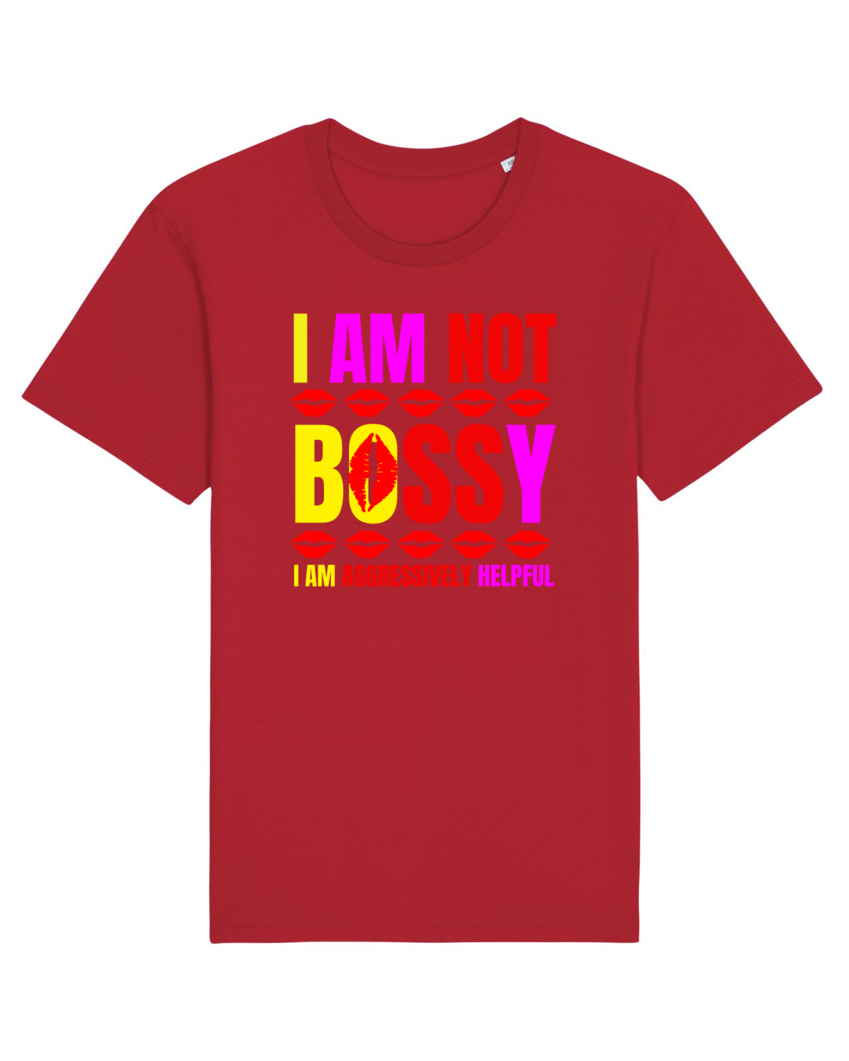 Tricou mânecă scurtă Unisex Rocker Red