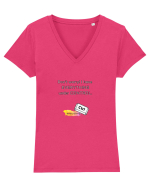Under CTRL Tricou mânecă scurtă guler V Damă Evoker