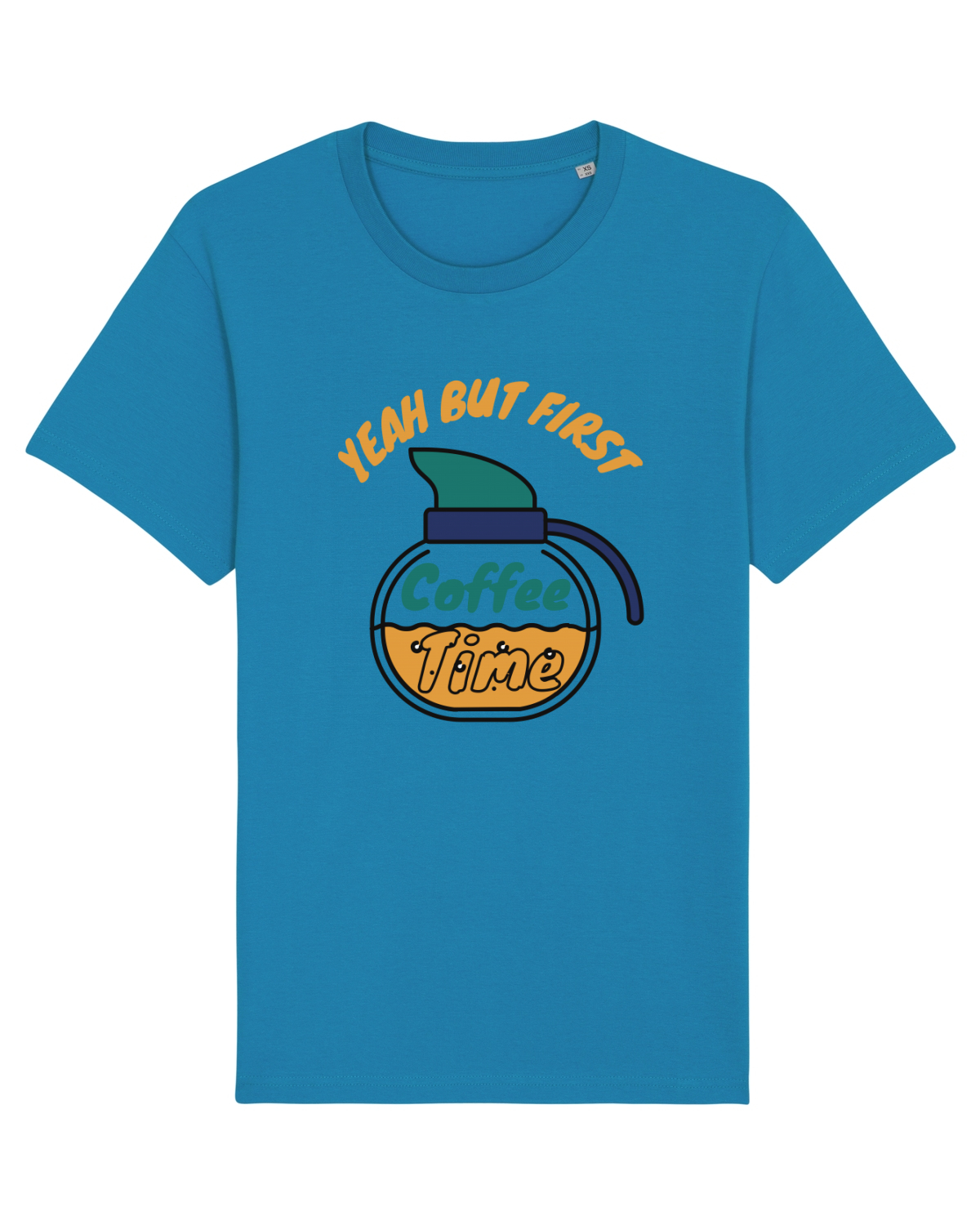 Tricou mânecă scurtă Unisex Rocker Azur