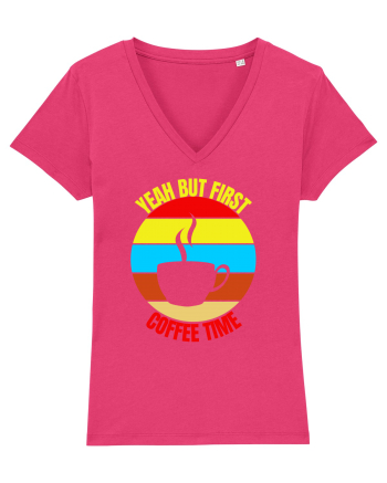 Yeah But First Coffee Raspberry