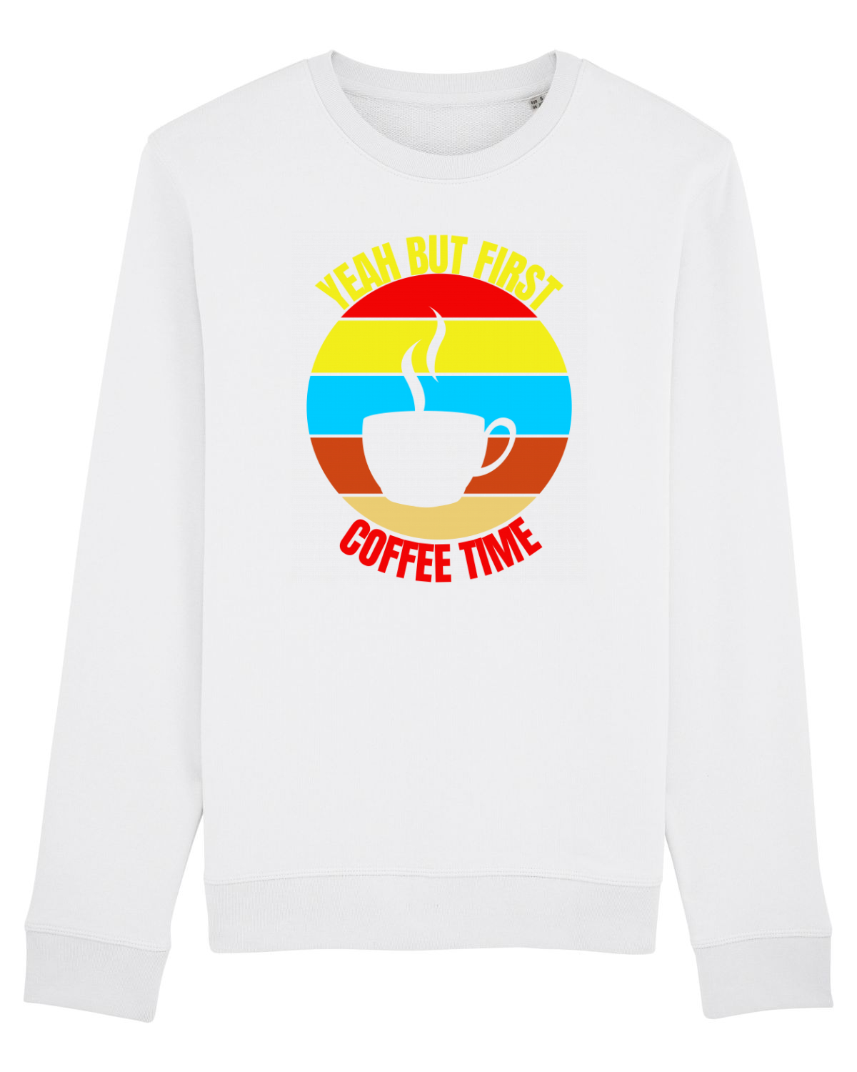 Bluză mânecă lungă Unisex Rise White