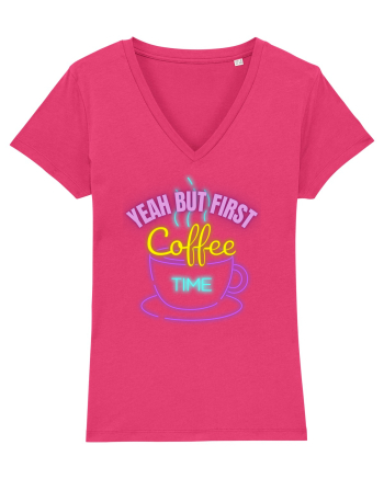 Yeah But First Coffee Raspberry