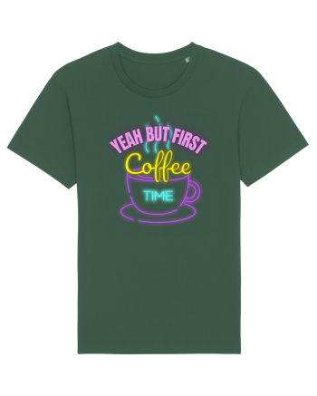 Yeah But First Coffee Bottle Green